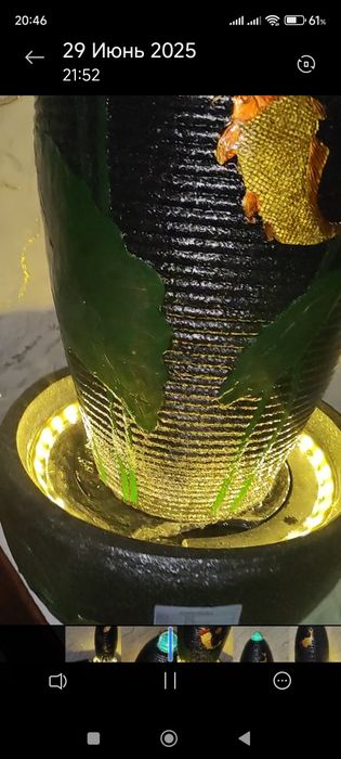 Декоративный домашний фонтан.