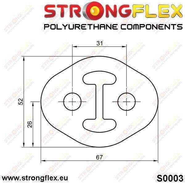 Тампон за изпускателна система Strongflex 31mm