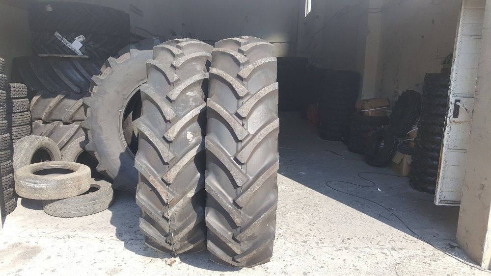 Cauciucuri noi BKT 18.4-38 diagonale 12 pliuri anvelope tractor spate