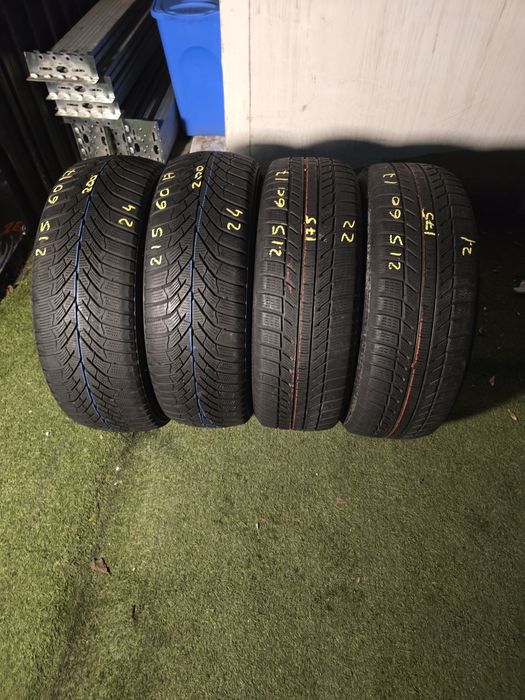 215.60.17 2x kumho 2x continental m+s