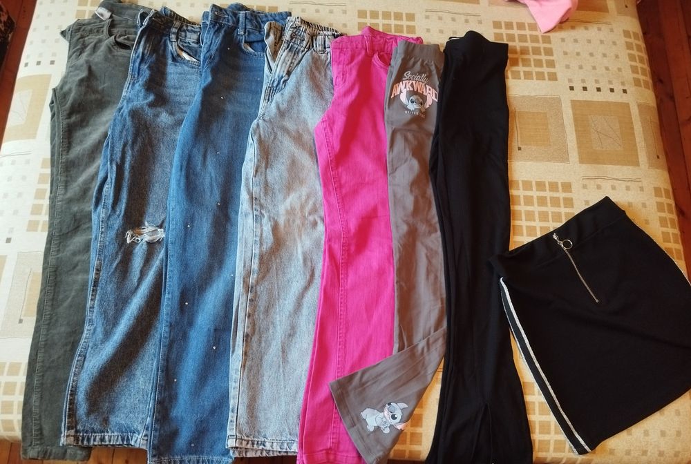 Дънки/клинове за момиче 146/152см