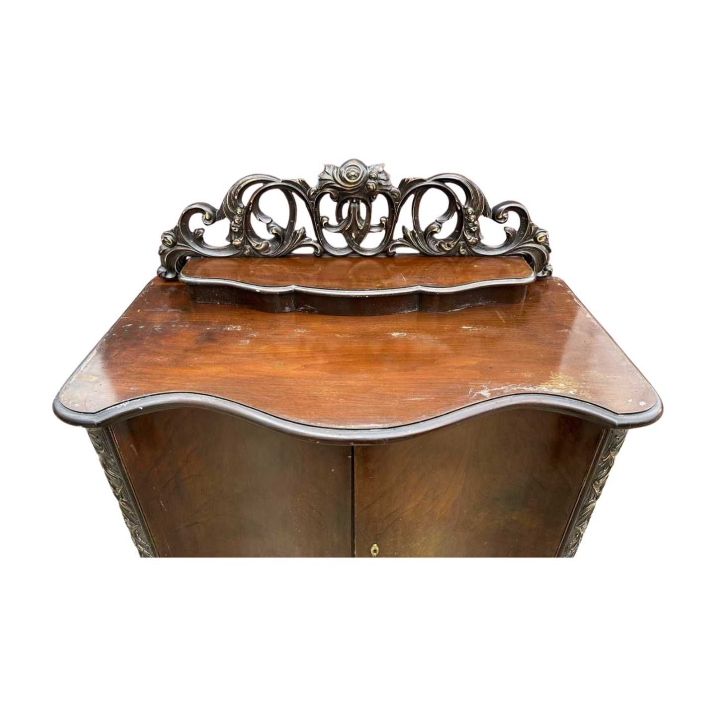 Comoda Vintage Stil Baroc; Bufet cu ornamente sculptate
