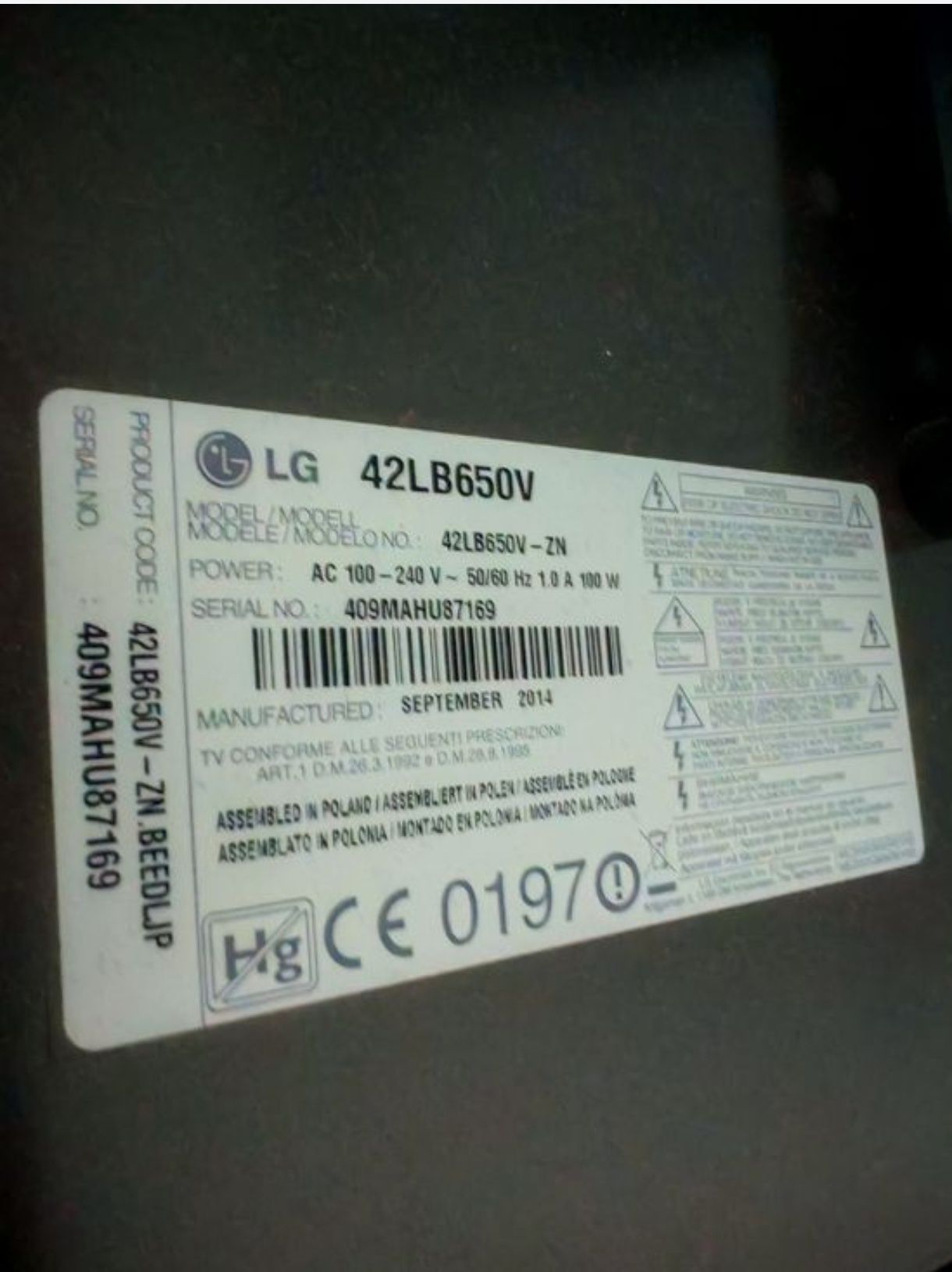 Tv LG,3D,full Hd