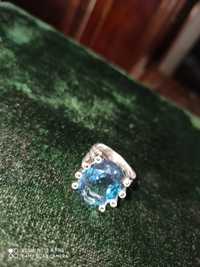 Inel London Blue Topaz - tărie 8 pe scara Mohs