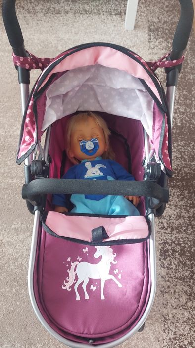 Cărucior pt păppusă și păpușă ciciobello