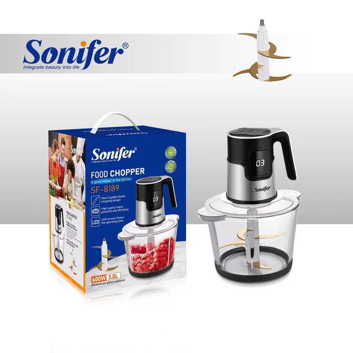 Доставка! Чоппер! Измельчитель еды Sonifer SF-8189