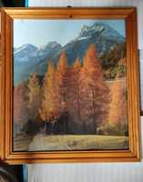 Фотография в дървена рамка Есен