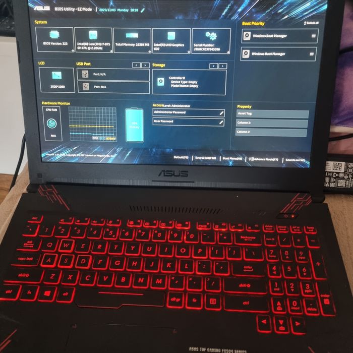 Asus TUF GAMING FX-504 defect