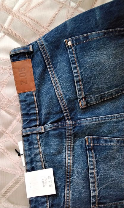 Zara дънки нови, размер 38