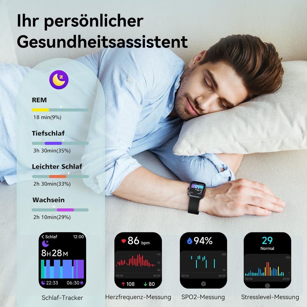 Смарт часовник,функция Alexa Integrated