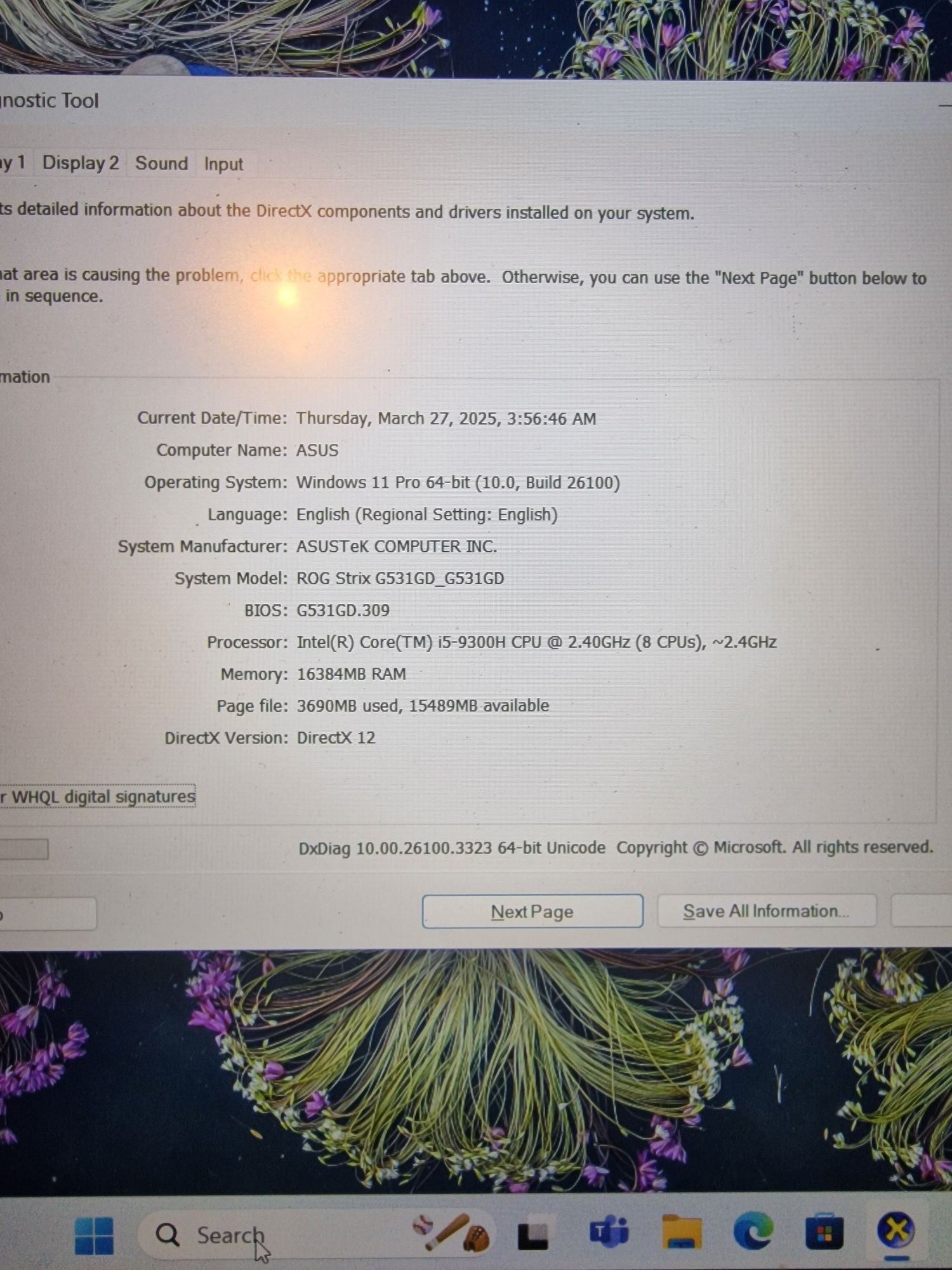 Laptop Asus ROG G531G