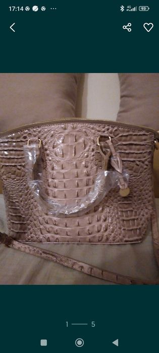 Poșetă nouă piele crocodil