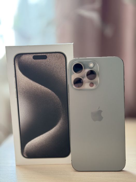Продам или обменяю iPhone 15 Pro Max 256 ГБ (Natural Titanium)