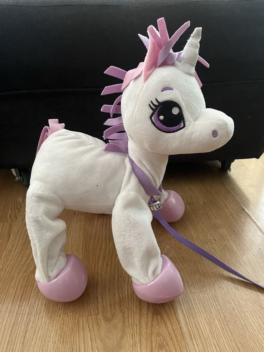 Играчка Peppy Pets - Домашен любимец за разходка, еднорог