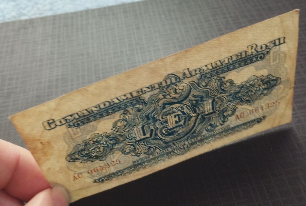 România 5lei 1944-ocupatia sovietică PM10-rara