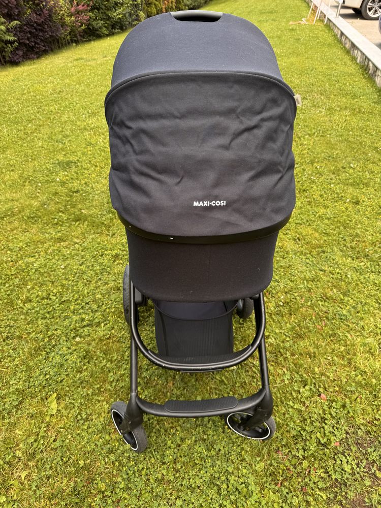 Комбинирана количка Maxi-Cosi - Plaza+, 2в1, Essential Black