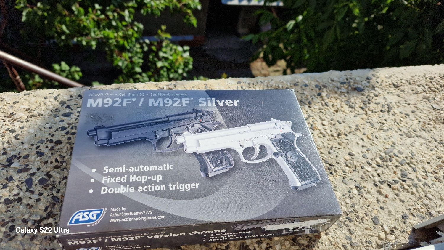 Еърсофт пистолет  Beretta M92F