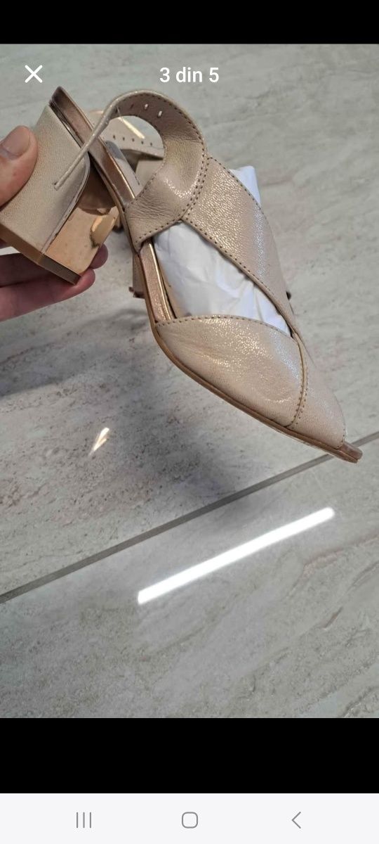 Sandale piele Epica noi