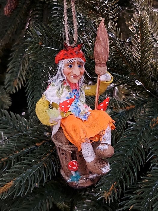 Ёлочная игрушка(вата)