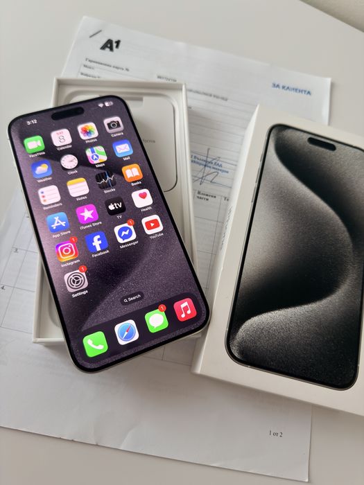 iPhone 15 Pro Max 256gb White