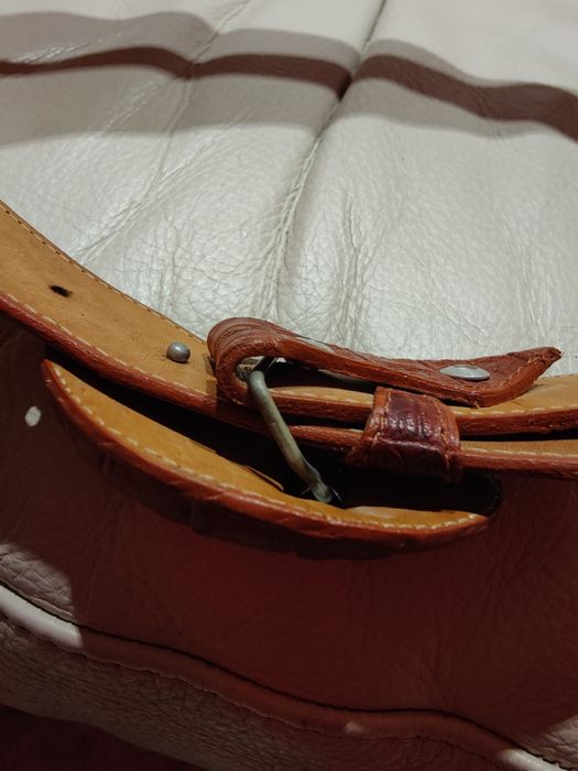 Curea din piele de crocodil Western House