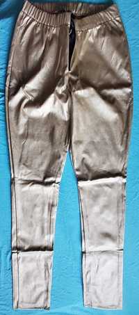 Pantaloni colanti piele ecologica, marimea M, Bogas, Noi cu eticheta