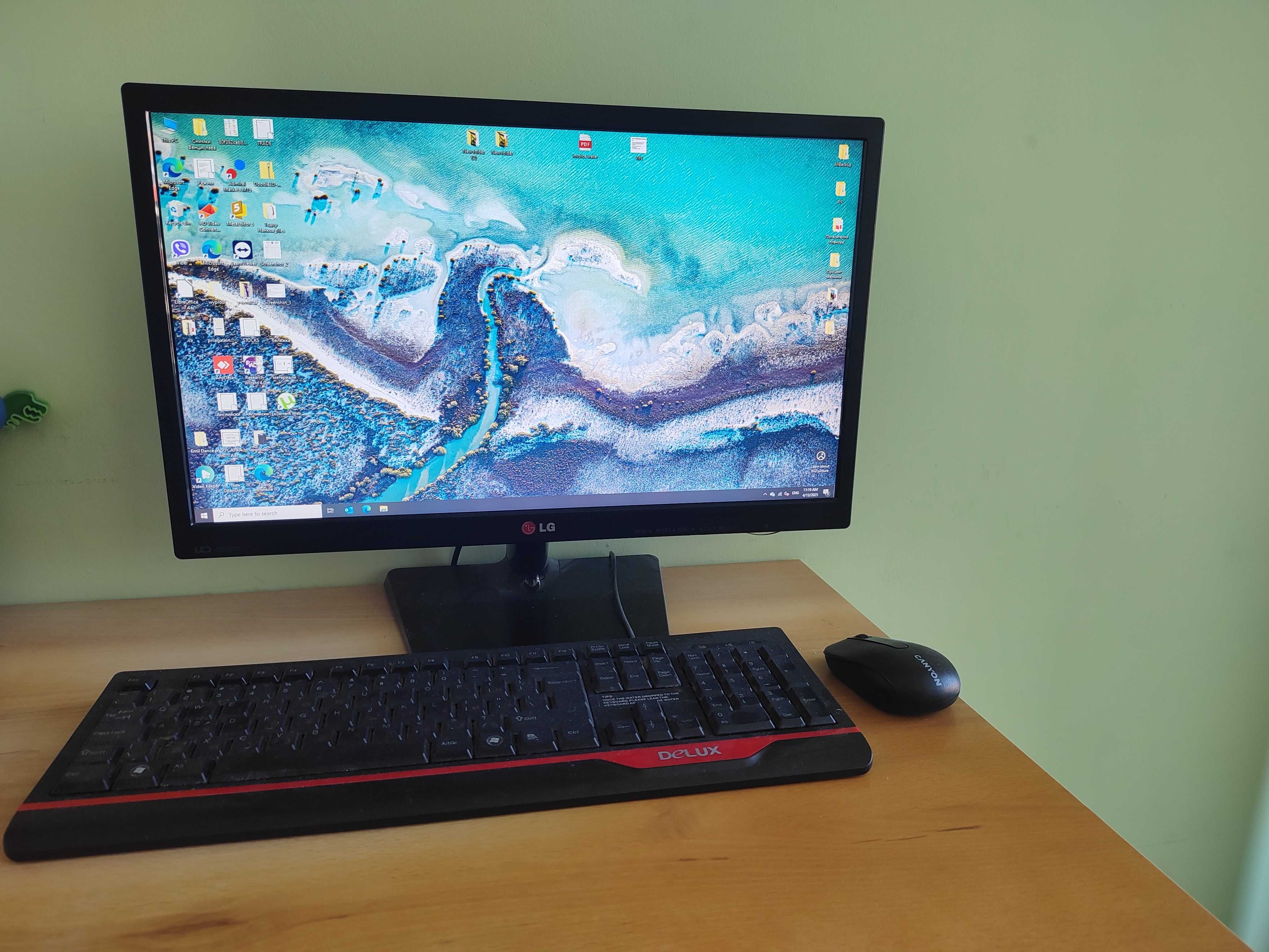 Настолен компютър Intel Pentium G2030  3GHz с монитор