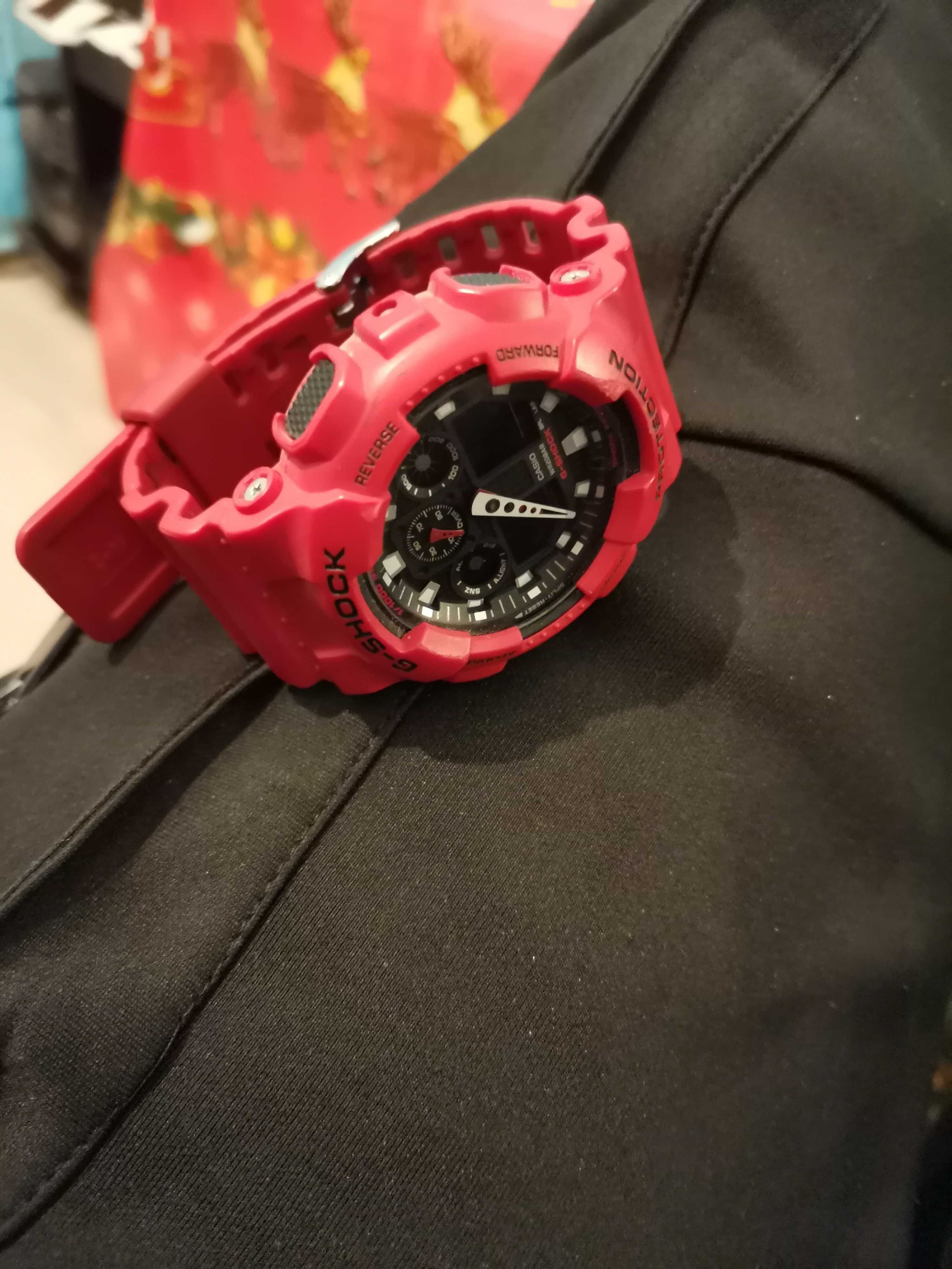 G-Shock GA-100B - 4A цвят червен