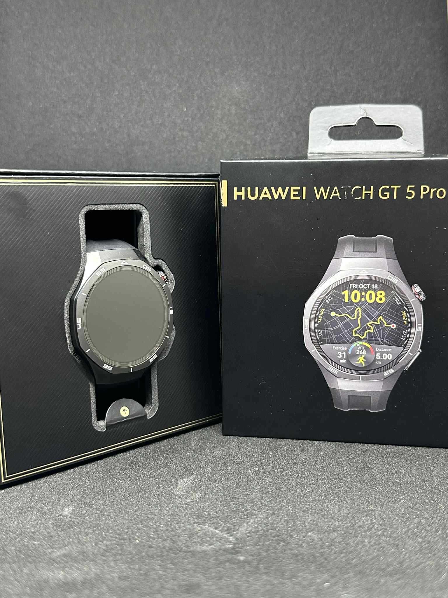 Смарт часоник Huawei Watch GT 5 PRO / Гаранция / Перфектен