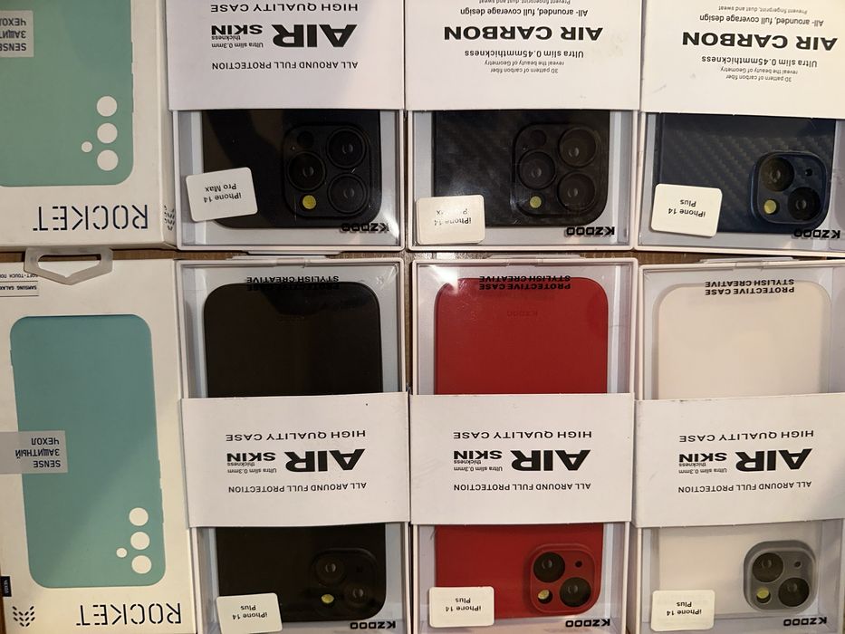 Продаю качественные чехлы на телефоны, Air skin, Air Carbon, Rocket