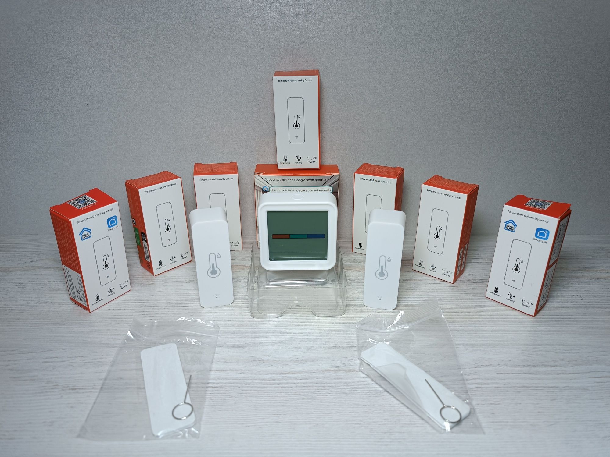 Умный Wi Fi датчик температуры и влажности Tuya