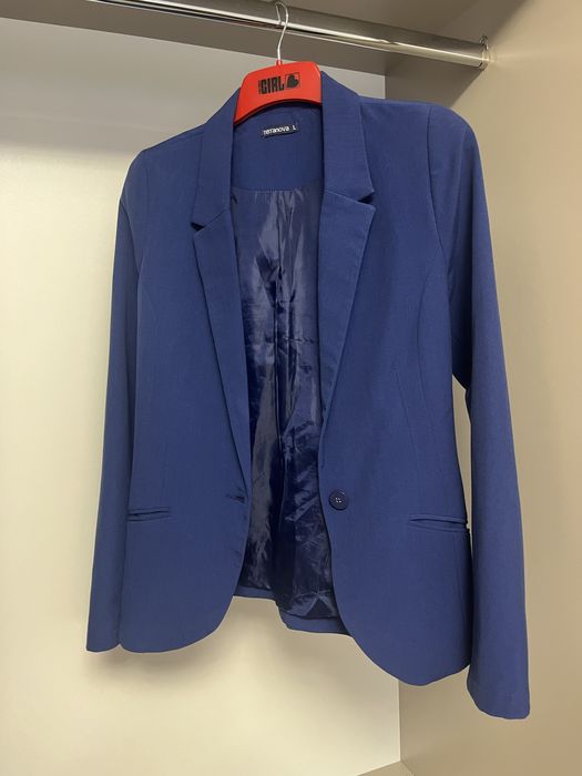 Сака Danini, Stela Belcheva, Terranova -черно, синьо, бяло и черно