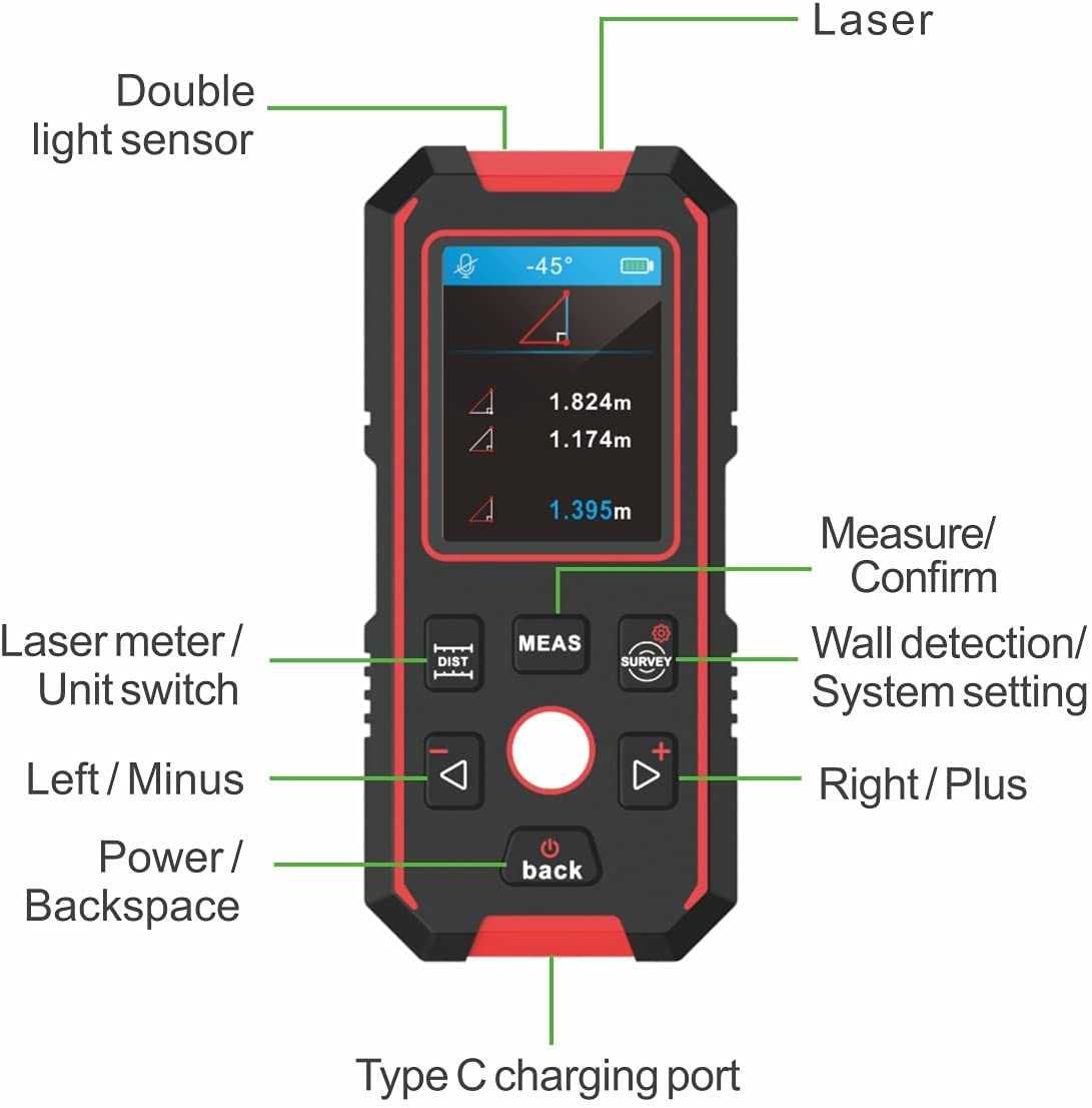 Скенер за стени, откриване на кабели, измерване на разстояниe, нивелир