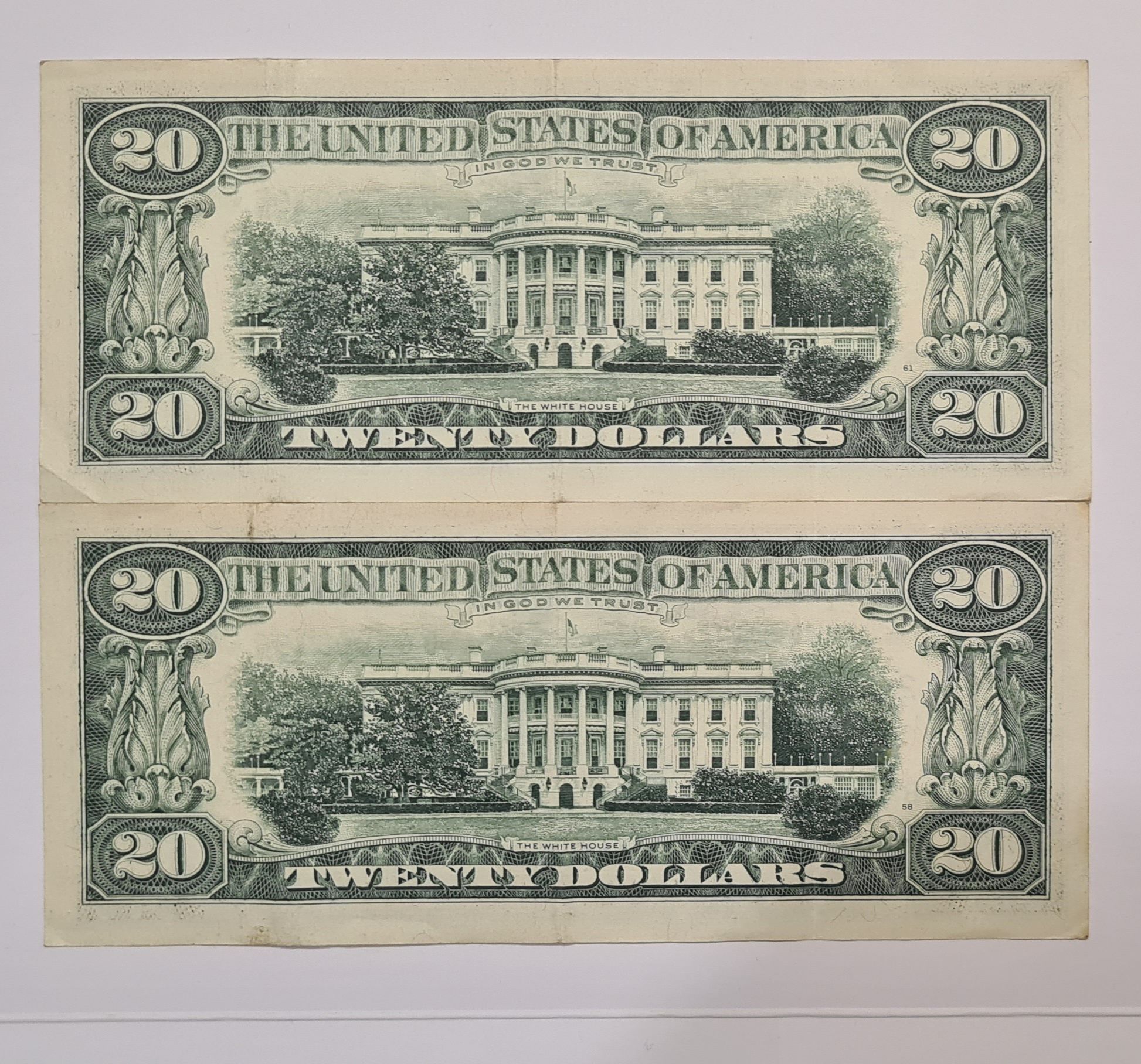 Банкнота 20 долара със звезда