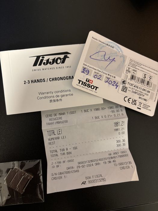 Vând ceas Tissot PRX Quartz