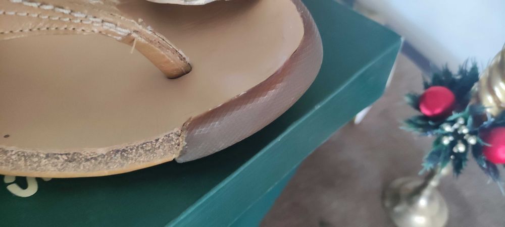 Мъжки чехли  100% телешка кожа