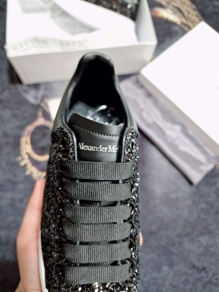 Adidași Alexander Mcqueen / Glitter / Piele Naturală /