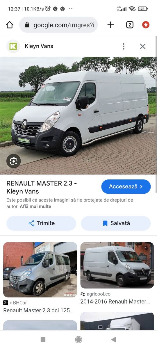 Scut metal motor Renault Master 2010+