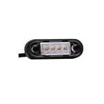 Lampa gabarit 84x27, Slim, 4 LED-uri, montare bullbar, galbena