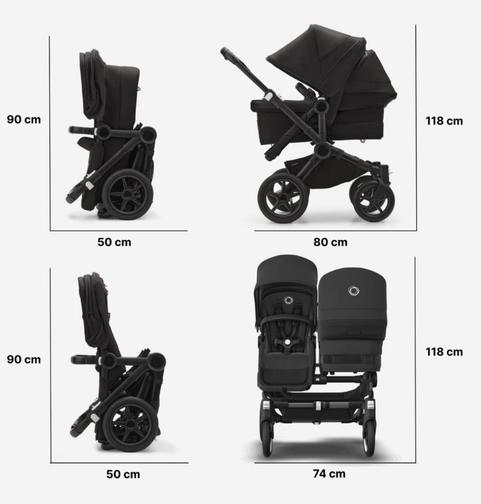 Bugaboo Donkey 5 количка за близнаци
