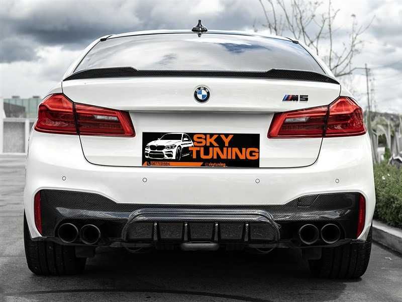 BMW G30 CS style Лип спойлер багажник 5 series lip spoiler ЦС Бмв Г30