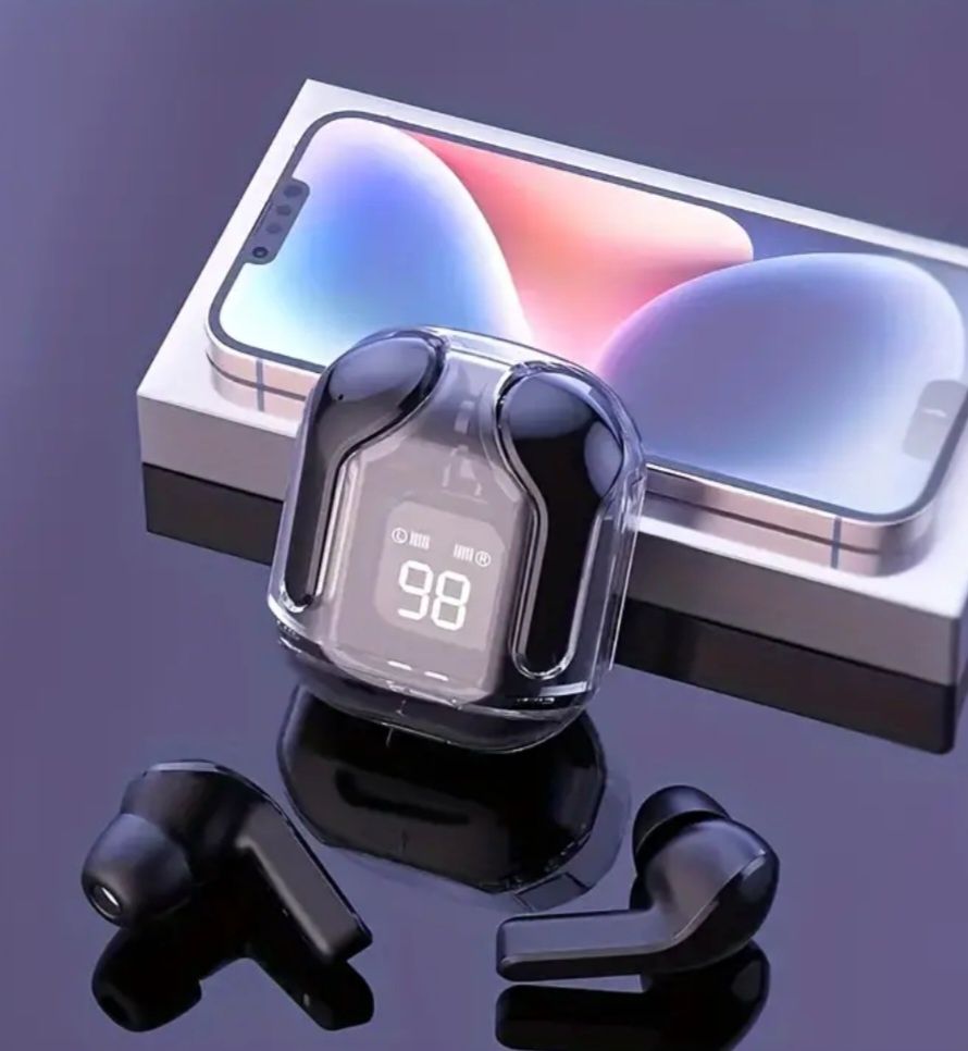 Безжични слушалки TWS 5.3,  LED панел