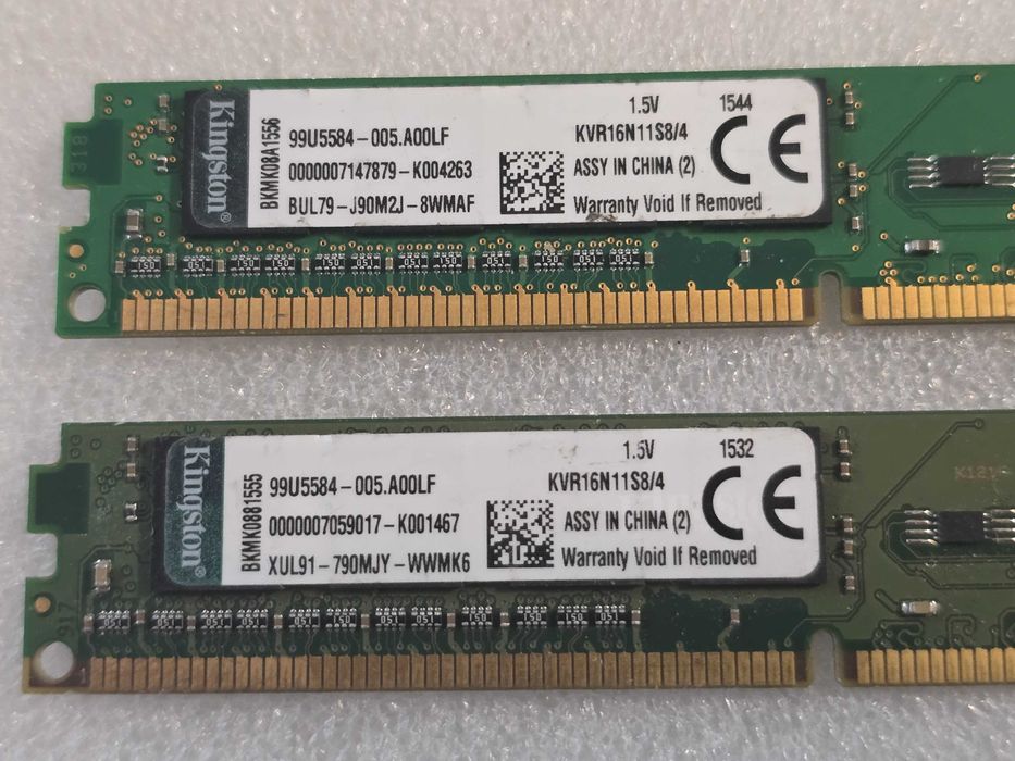Memorie RAM Kingston ValueRAM 4GB DDR3 1600MHz KVR16N11S8/4