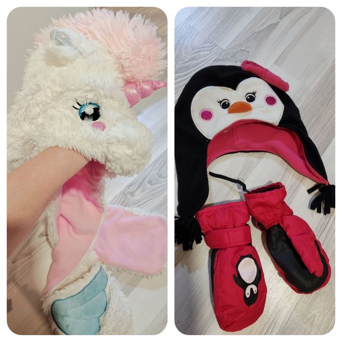 Caciuli de iarna pt fetițe