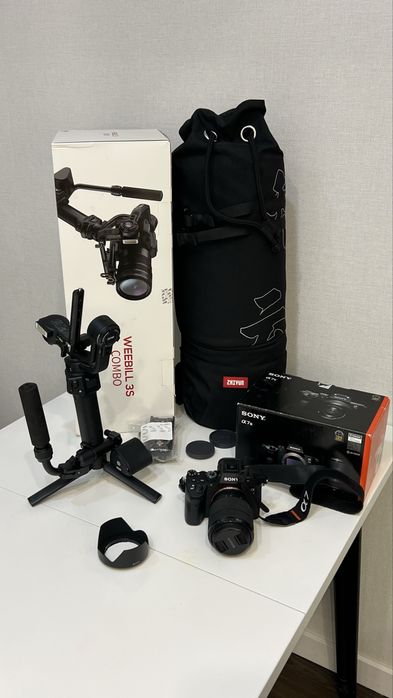 Sony A7III с объективом 24–70 и стедикам Zhiyun Weebill 3S Combo