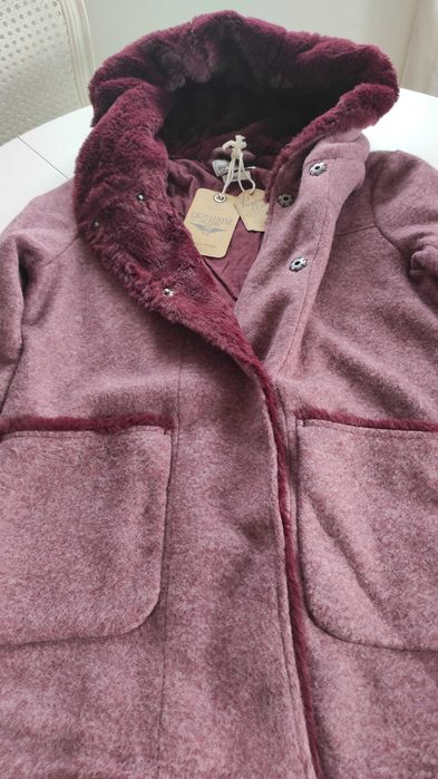 Дамско палто с качулка