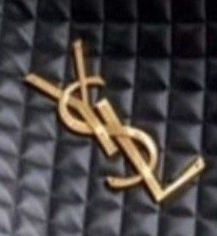 Geanta Ysl ,dimensiune mare,logo metalic auriu, saculet, etichetă