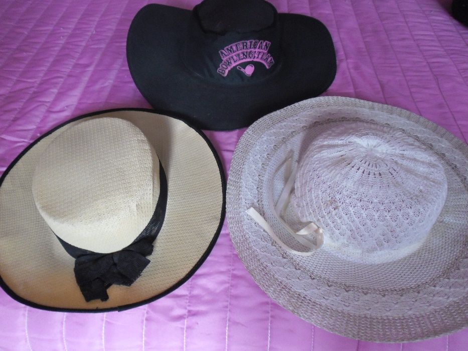 2 бр.летни дамски шапки с периферия