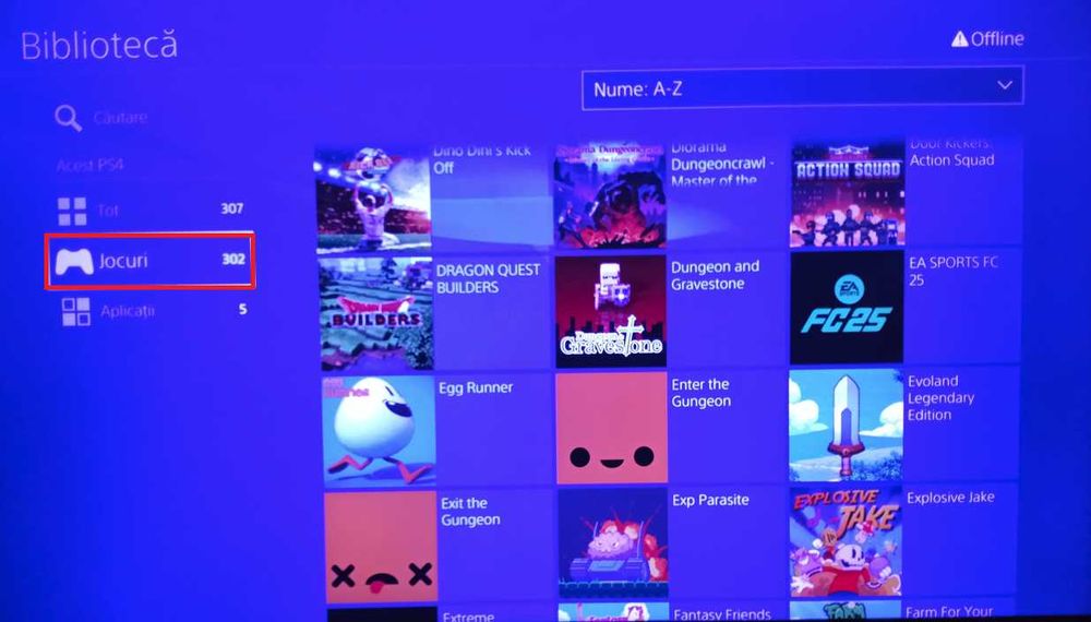 300 Jocuri PS4 \ PlayStation 4 Pro Modat Fifa Mortal Kombat MineCraft
