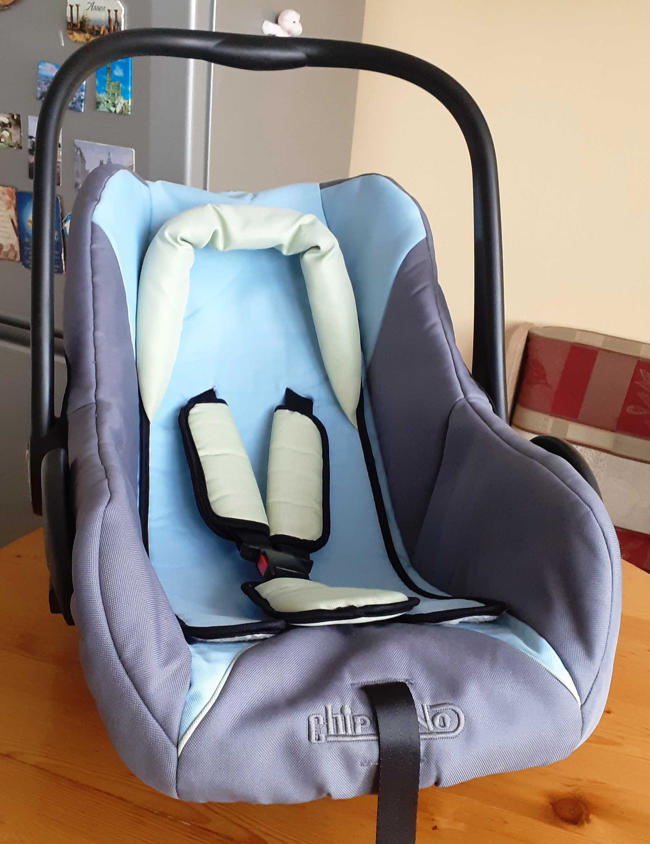 Бебешки кошница за кола и носене и ватирано чувалче